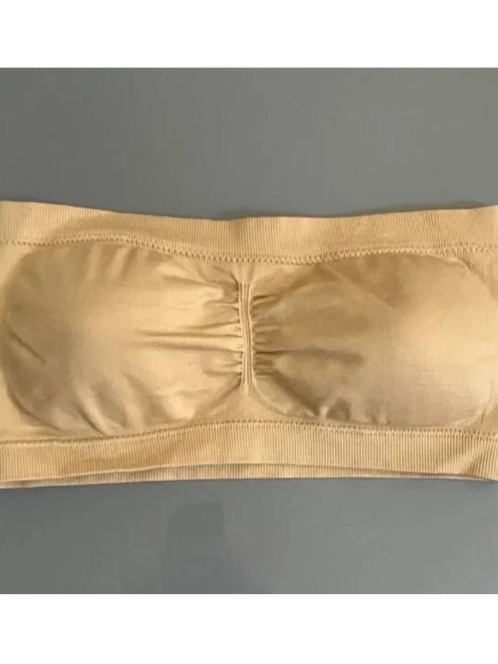 Beige Bandeau Bra Size Small NEW NWOT